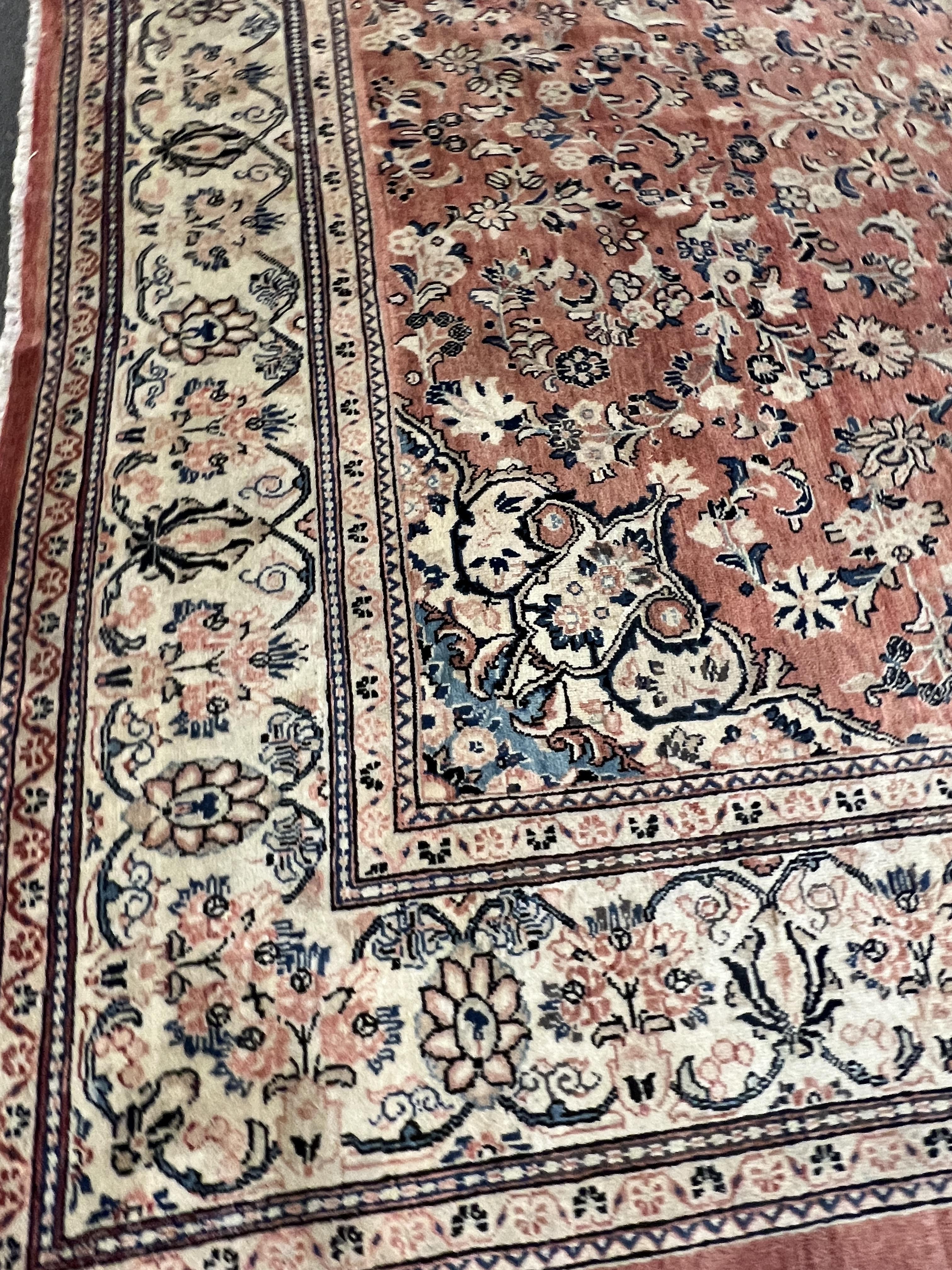 A Sarouk carpet, 430 x 320cm